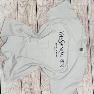 Ysl logo oversized tee